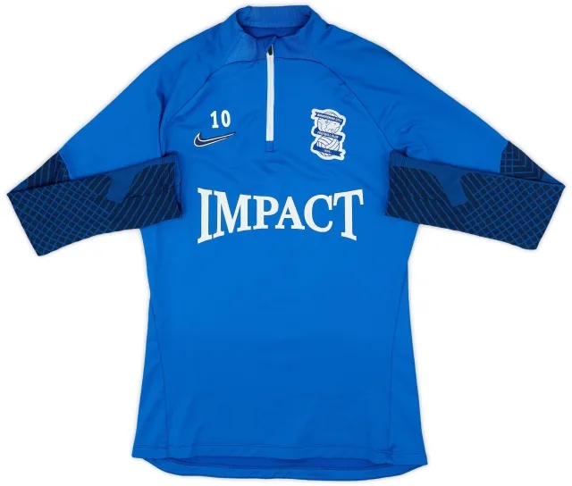 2022-23 Birmingham Nike Player Issue 1/4 Zip Training Top #10 - 7/10 - (S)