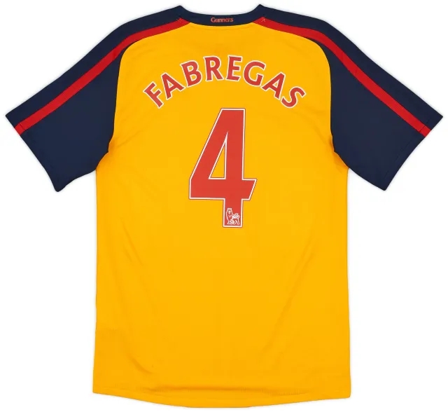 Nike 2008-09 Arsenal Away Shirt - 7/10 - (M.Boys)