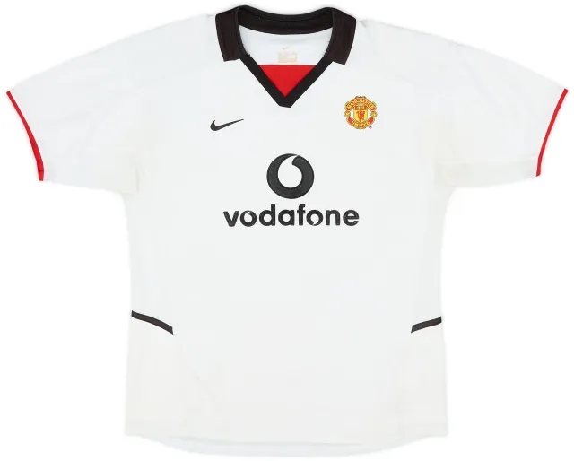 Nike 2002-03 Manchester United Away Shirt - 7/10 - (XL.Boys)