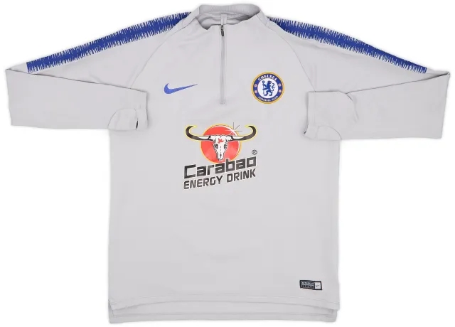 2018-19 Chelsea Nike 1/4 Zip Drill Top - 7/10 - (M)