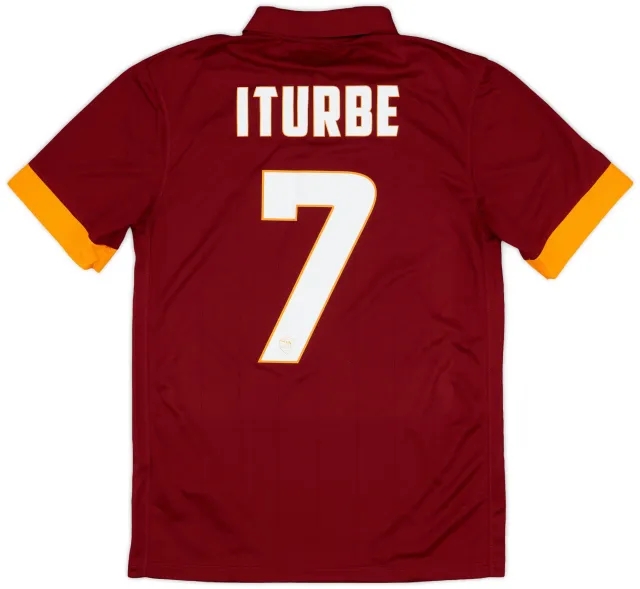 Nike 2014-15 Roma Home Shirt Iturbe #7 - 7/10 - (S)