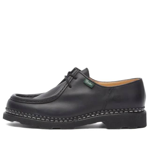 Paraboot Women's Michael Leather Lace Up Derby Shoe Black