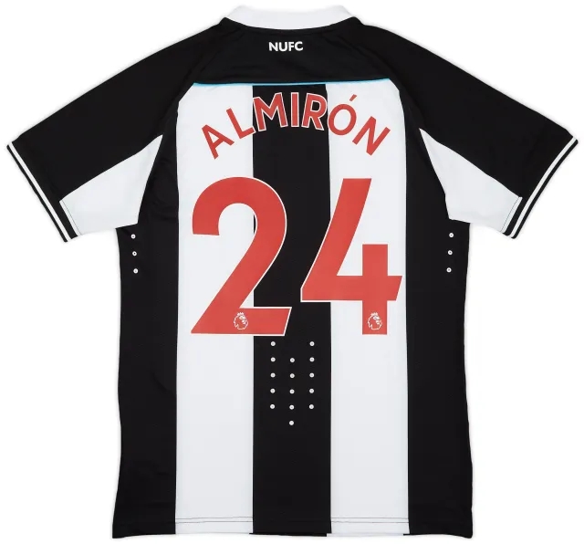Castore 2021-22 Newcastle Authentic Home Shirt Almiron #24 (M)