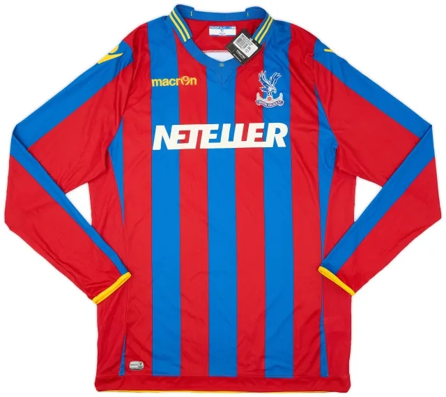 Macron 2014-15 Crystal Palace Home L/S Shirt Zaha #11 (3XL)