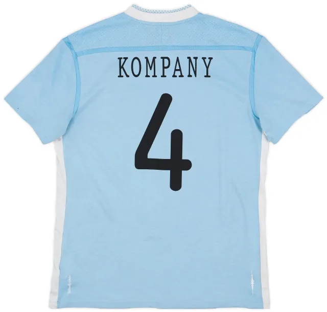 Umbro 2011-12 Manchester City Home Shirt Kompany #4 - 5/10 - (L)