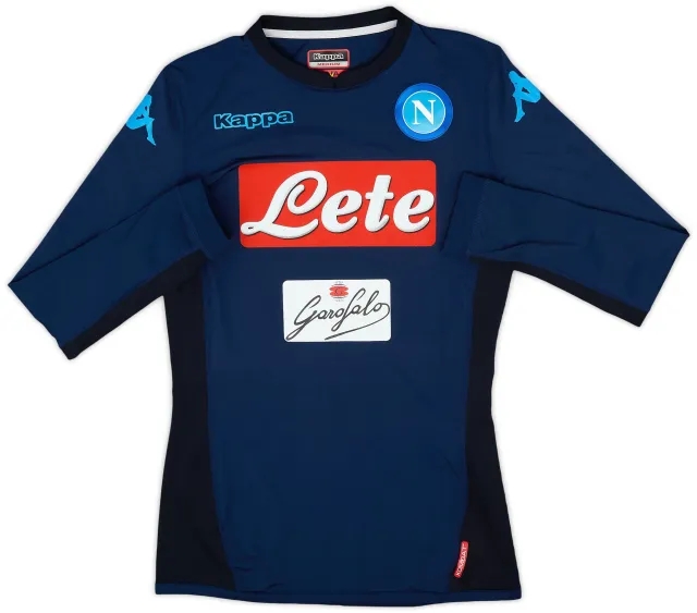 Kappa 2017-19 Napoli Authentic Third L/S Shirt - 10/10 - (M)
