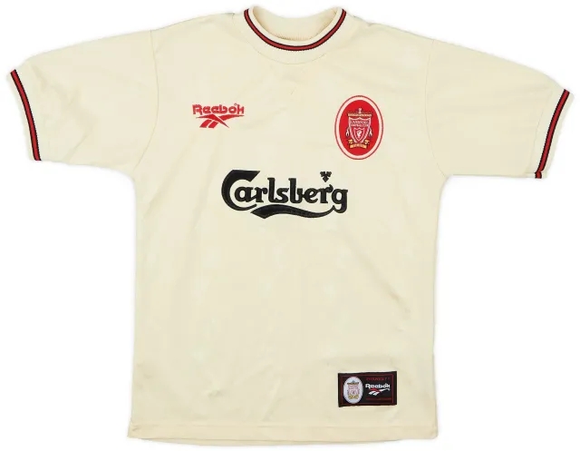 Reebok 1996-97 Liverpool Away Shirt - 9/10 - (M.Boys)
