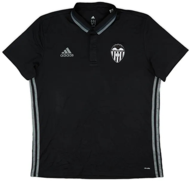 2016-17 Valencia adidas Polo Shirt - 9/10 - (XL)
