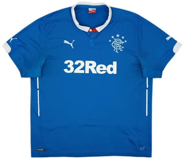 Puma 2014-15 Rangers Home Shirt - 9/10 - (XXL)