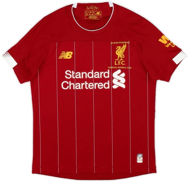 NewBalance 2019-20 Liverpool Home Shirt - 8/10 - (L.Boys)