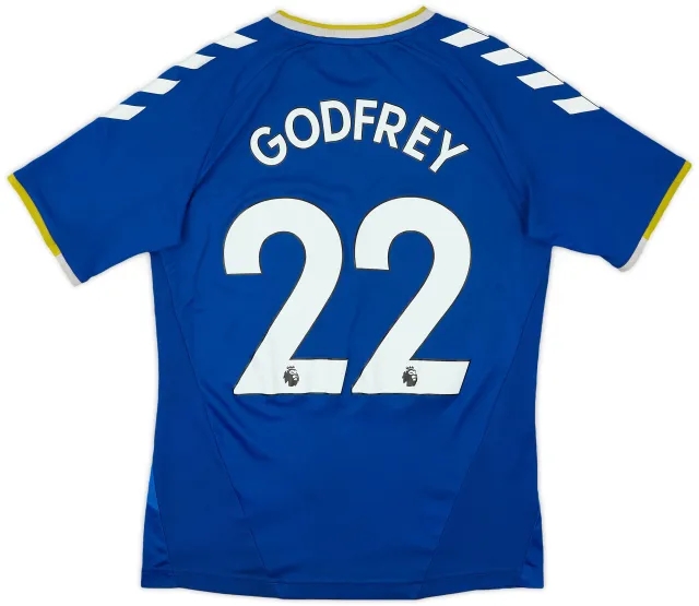 Hummel 2021-22 Everton Home Shirt Godfrey #22 - 6/10 - (M)