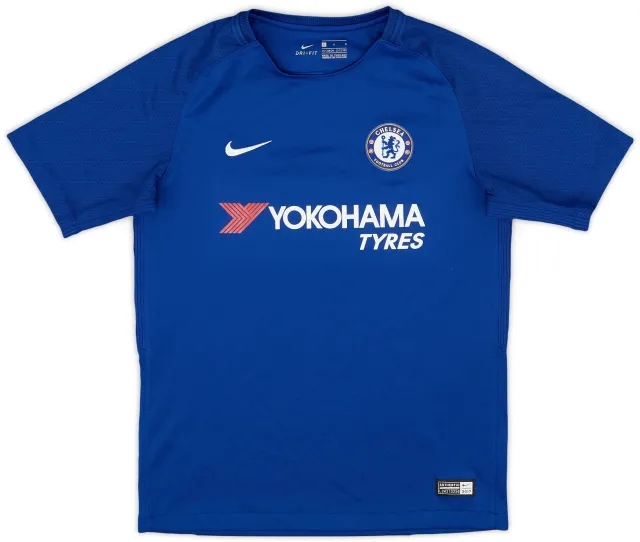 adidas 2017-18 Chelsea Home Shirt - 8/10 - (L.Boys)