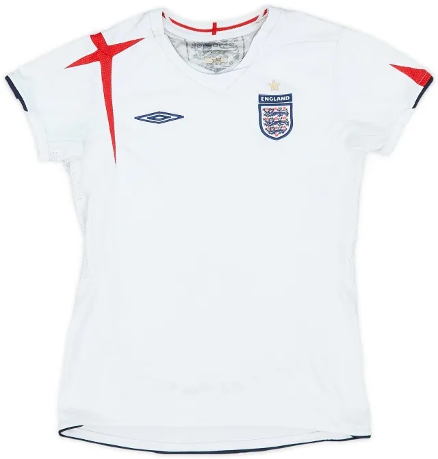 Umbro 2005-07 England Home Shirt - 6/10 - (Women's S)