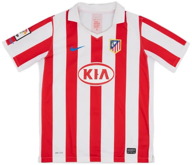 Nike 2010-11 Atletico Madrid Home Shirt - 7/10 - (XL.Boys)
