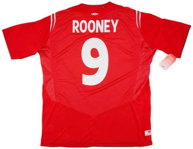 Umbro 2004-06 England Away Shirt Rooney #9 (XL)