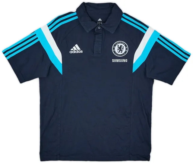 2014-15 Chelsea adidas Polo Shirt - 8/10 - (M)