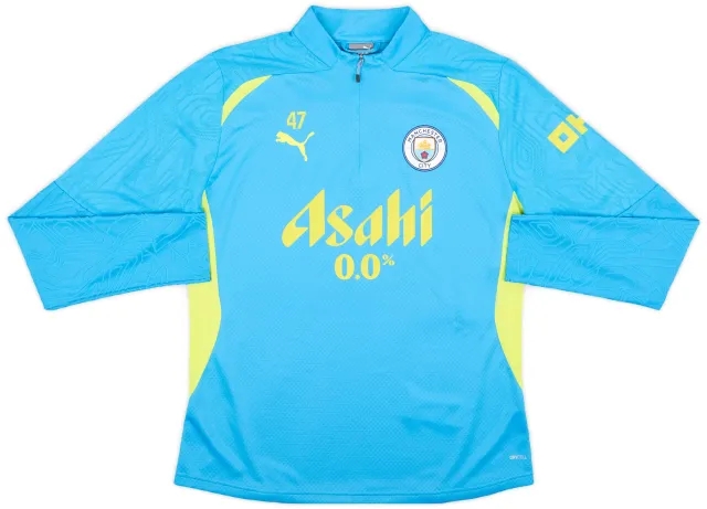 Puma 2024-25 Manchester City Player Issue 1/4 Zip Training Top #10 (Grealish) - 9/10 - (M)
