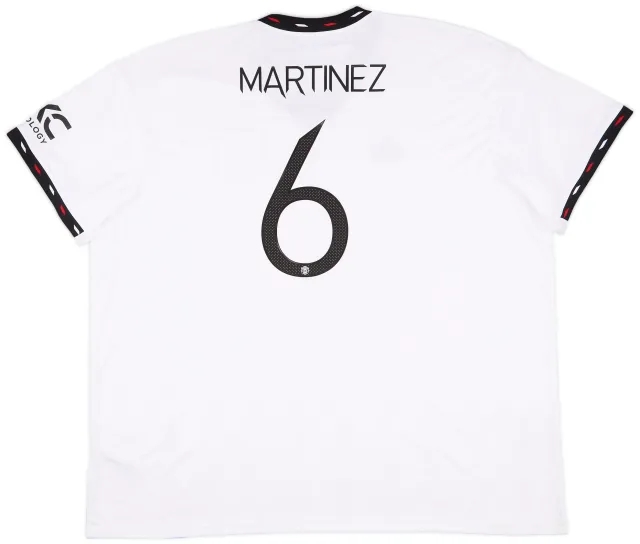 adidas 2022-23 Manchester United Away Shirt Martinez #6 (4XL)