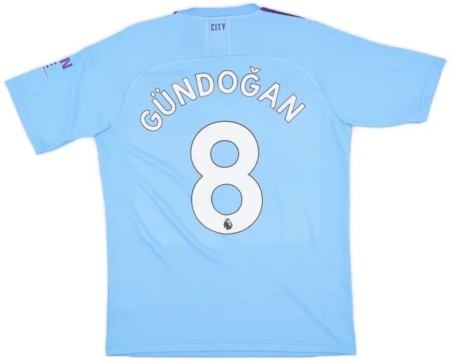 Puma 2019-20 Manchester City Home Shirt Gundogan #8 (M)