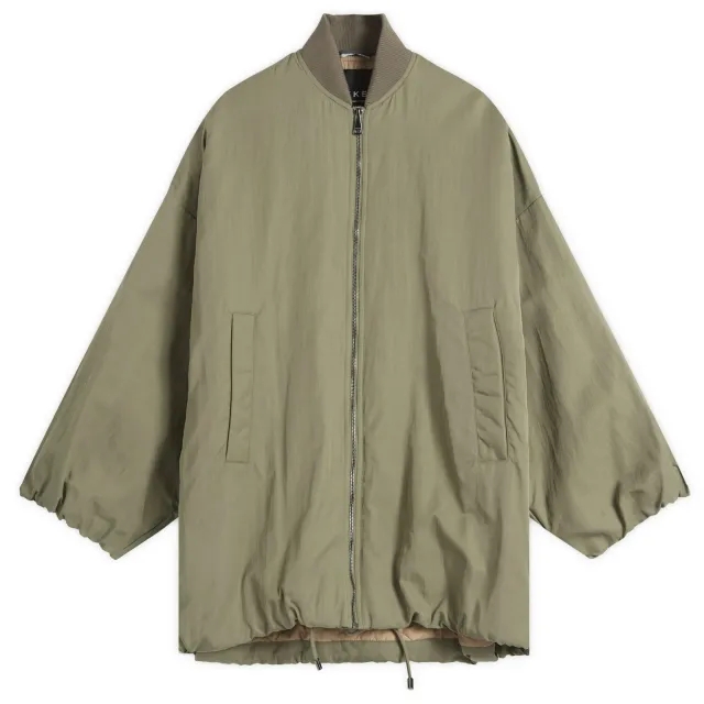 Weekend by Max Mara Women's Albero Longline Bomber Jacket Sage Green