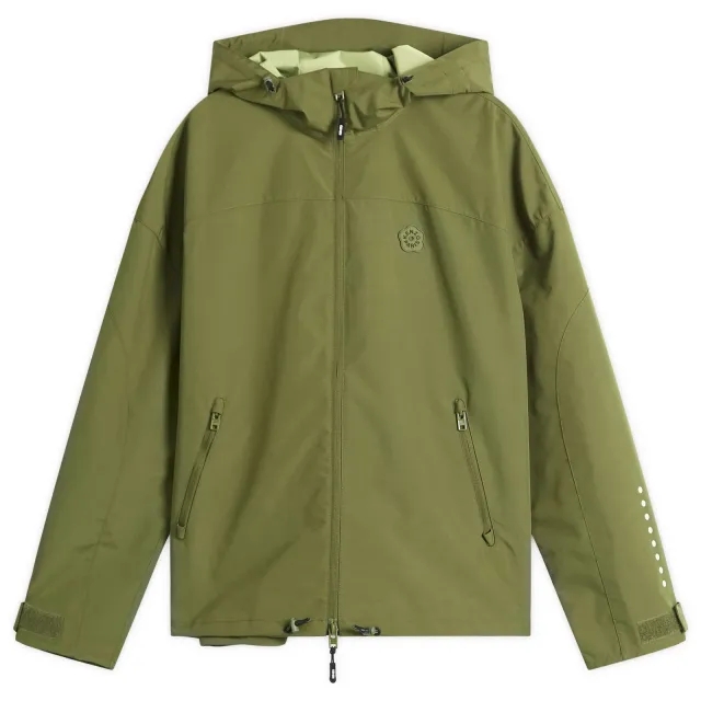 Kenzo Men's Boke Flower 2.0 Technical Windbreaker Khaki