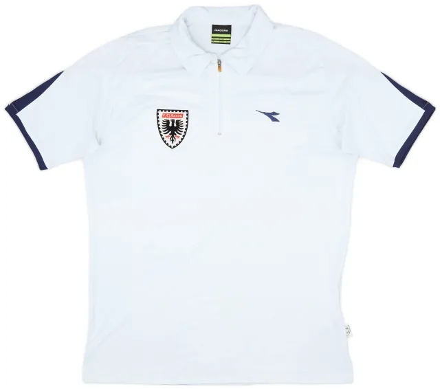 2004-05 FC Aarau Jako 1/4 Zip Polo Shirt - 7/10 - (L)
