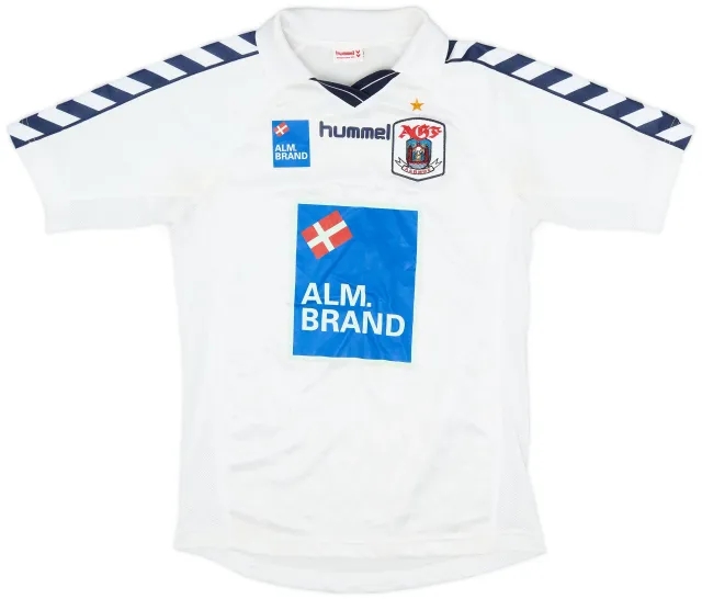 Hummel 2005-07 AGF Aarhus Home Shirt - 8/10 - (XL.Boys)