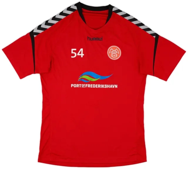 2007-08 Aalborg Player Issue Hummel Training Shirt #54 - 6/10 - (M)