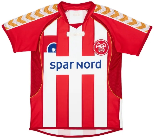 Hummel 2008-09 Aalborg Home Shirt - 5/10 - (S)