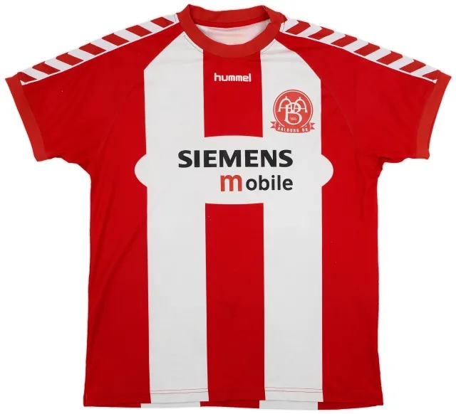 Hummel 2004-05 Aalborg Home Shirt - 7/10 - (XL)
