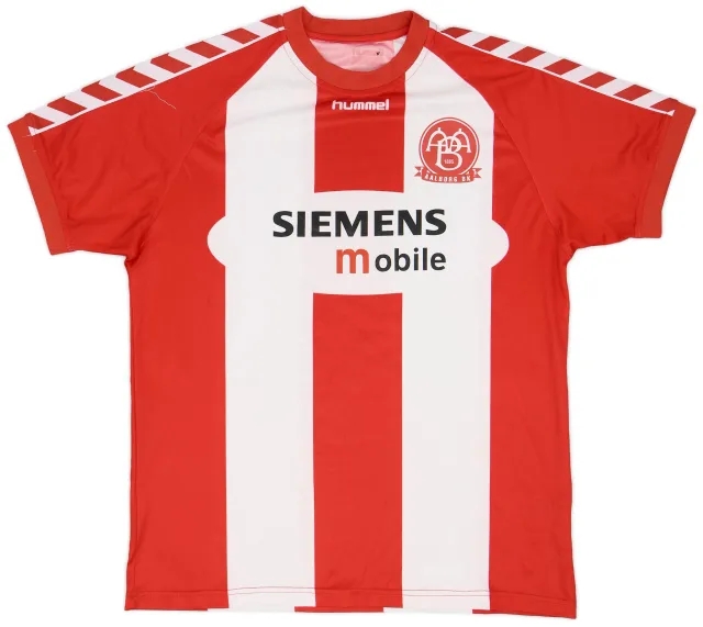 Hummel 2004-05 Aalborg Home Shirt - 8/10 - (XL)