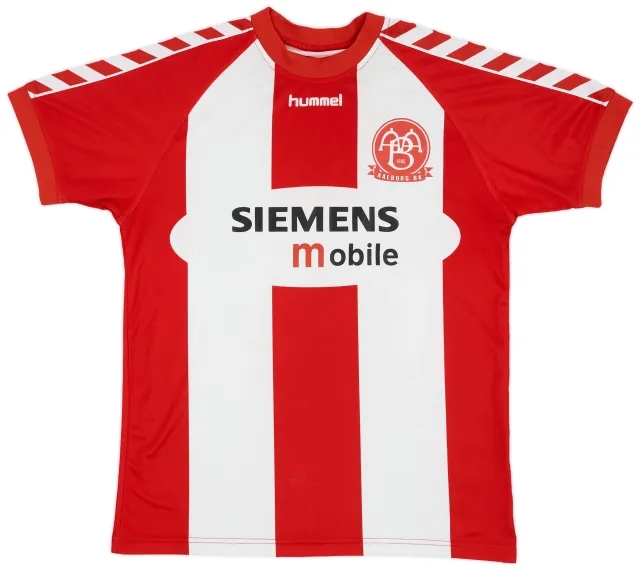 Hummel 2004-05 Aalborg Home Shirt - 7/10 - (L)