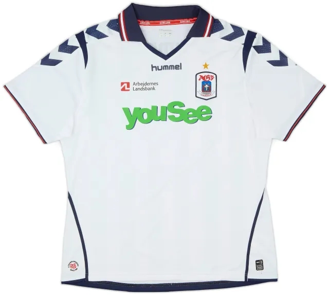 Hummel 2013-15 AGF Aarhus Home Shirt - 8/10 - (3XL)