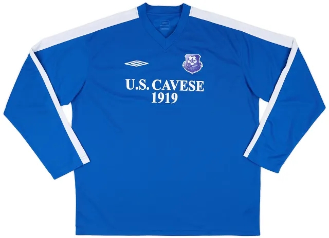 Umbro 2000s Cavese Home L/S Shirt - 9/10 - (XL)