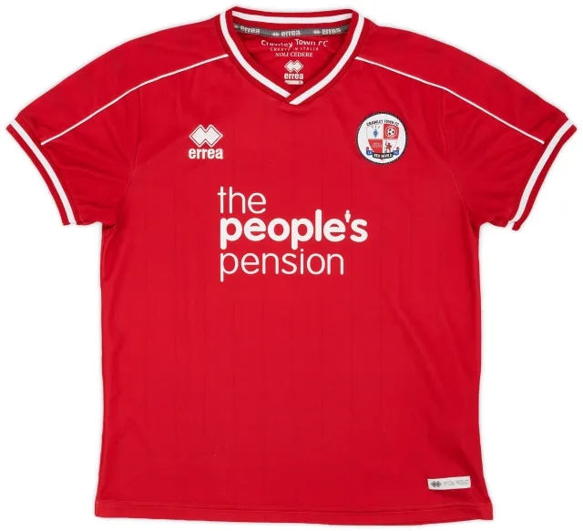 Errea 2019-20 Crawley Home Shirt - 9/10 - (S)
