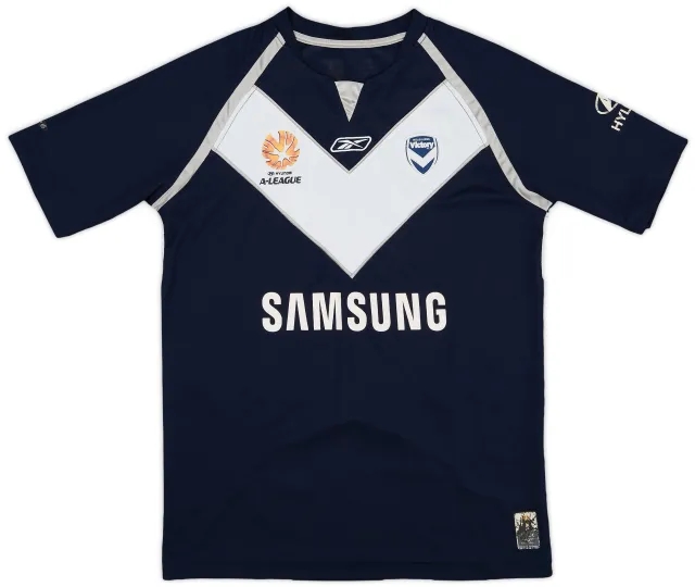 Reebok 2007-08 Melbourne Victory Home Shirt - 6/10 - (XL.Boys)