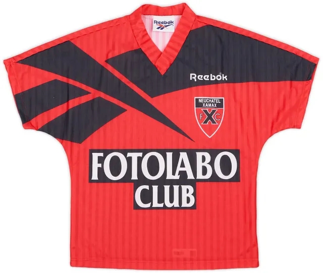 Reebok 1993-94 Neuchatel Xamax Home Shirt - 9/10 - (XXS)