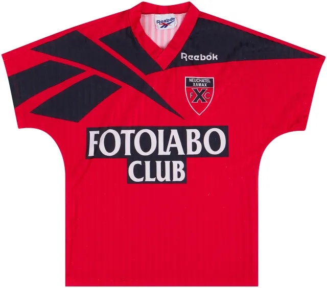 Reebok 1993-94 Neuchatel Xamax Home Shirt - 9/10 - (XS)