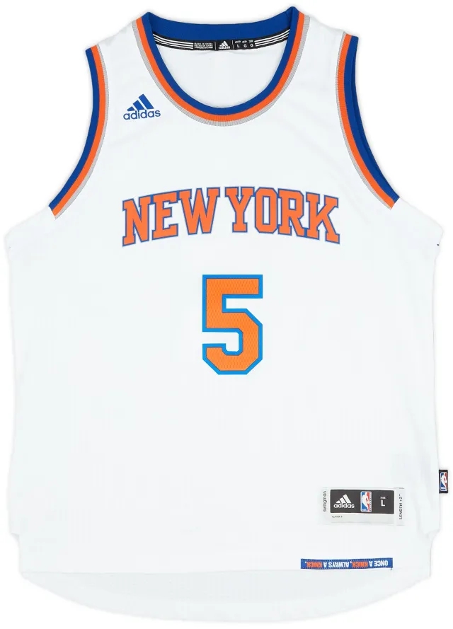 2014-15 New York Knicks Hardaway Jr. #5 adidas Swingman Home Jersey (Excellent) L.Kids
