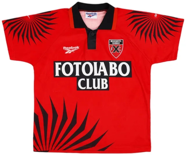 Reebok 1998-99 Neuchatel Xamax Home Shirt - 9/10 - (XS)