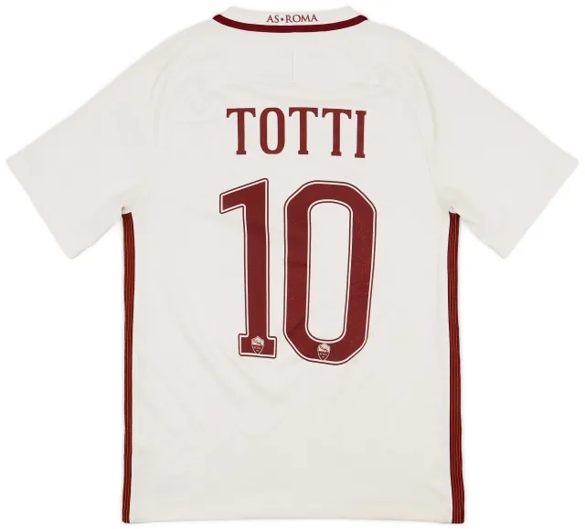 Nike 2016-17 Roma Away Shirt Totti #10 - 5/10 - (S)