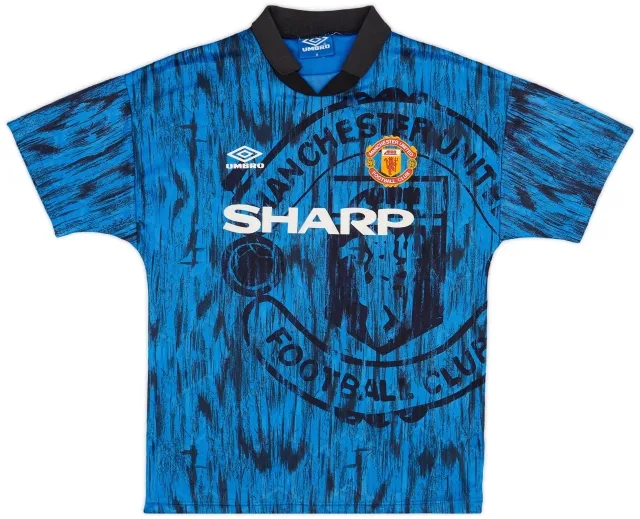 Umbro 1992-93 Manchester United Away Shirt - 9/10 - (M)