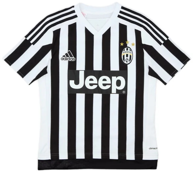 adidas 2015-16 Juventus Home Shirt - 9/10 - (L.Boys)
