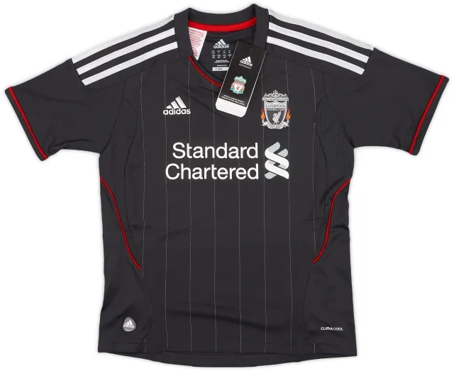 adidas 2011-12 Liverpool Away Shirt (S.Boys)