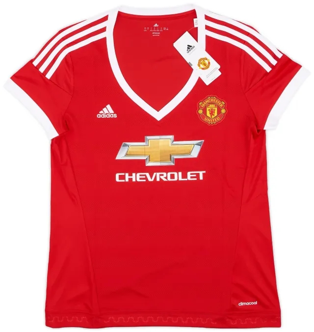 adidas 2015-16 Manchester United Home Shirt (Women's L)