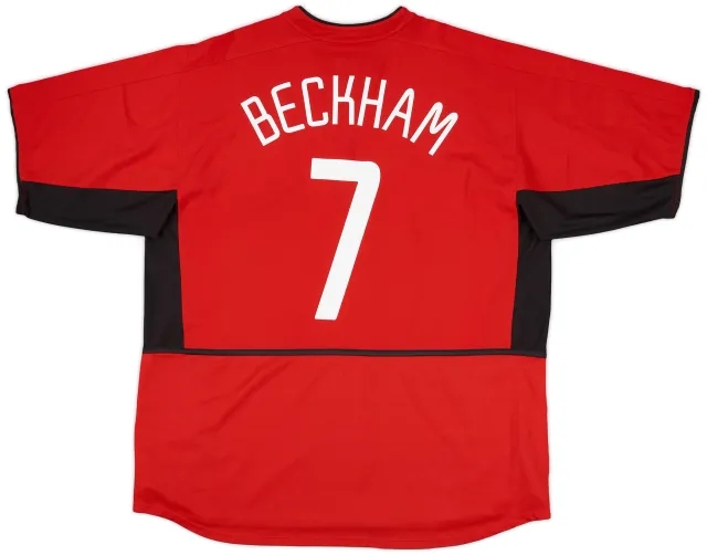 Nike 2002-04 Manchester United Home Shirt - 4/10 - (L)
