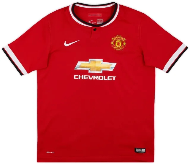 Nike 2014-15 Manchester United Home Shirt - 8/10 - (XL.Boys)
