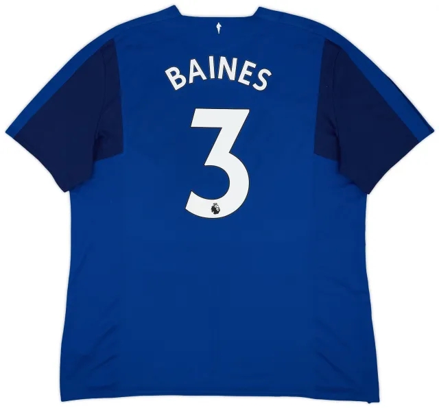 Umbro 2017-18 Everton Home Shirt Baines #3 - 8/10 - (3XL)