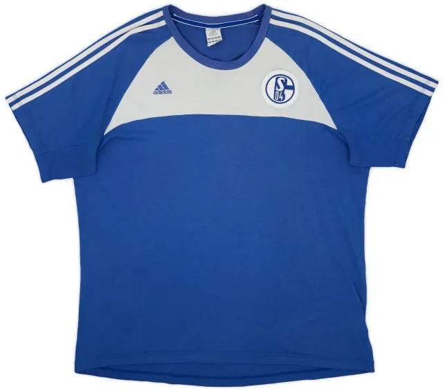 2012-13 Schalke adidas Cotton Tee - 5/10 - (XXL)