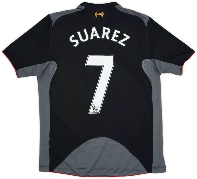 2012-13 Liverpool Away Shirt Suarez #7 - 6/10 - (S)